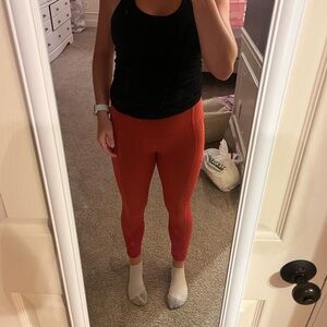 Red Lululemon Leggings